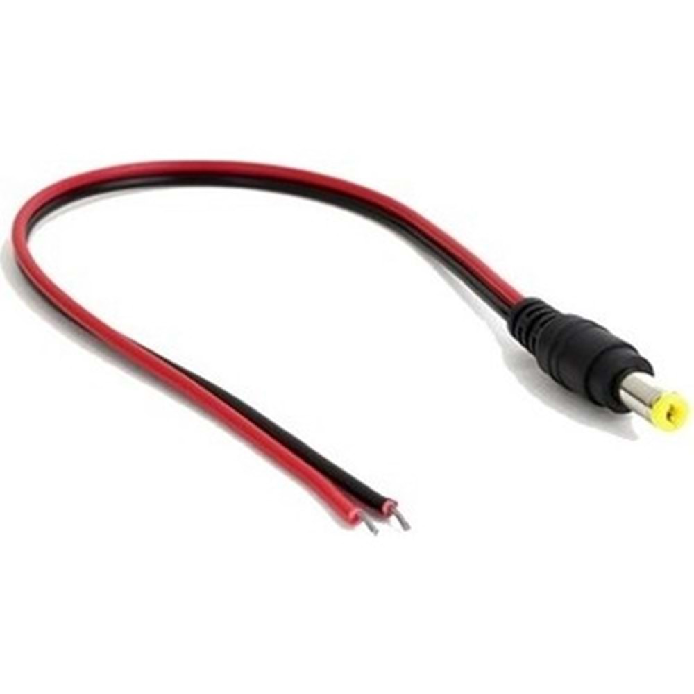 GÜVENLİK POWER JACK KABLOLU (1 ADET)