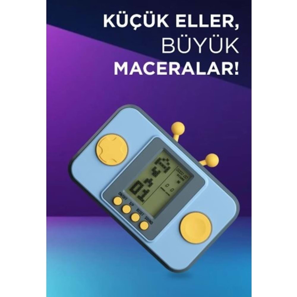 GC-010 Mavi El Atarisi Tetris Gameboy Joystick Oyun Kolu Atari