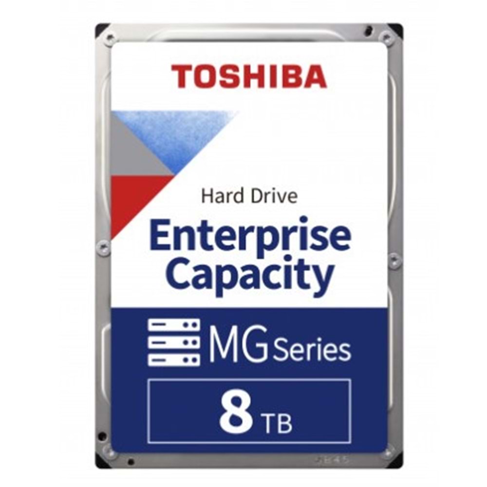 GÜVENLİK HDD 8TB TOSHIBA 7200R MG08 7/24 SATA 512M MG08ADA800E GÜVENLİK HARDDİSK