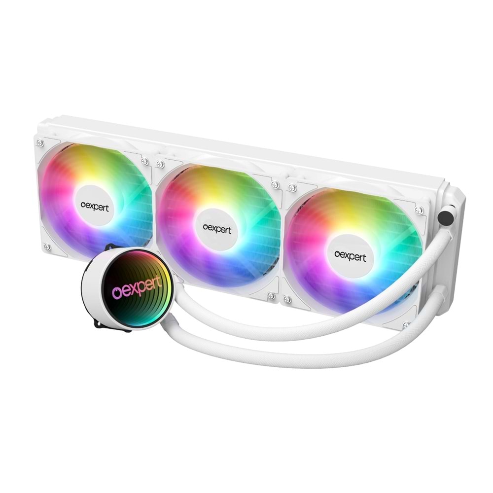 BEYAZ 360MM SIVI SOĞUTMA CPU FAN AMD İNTEL UYUMLU