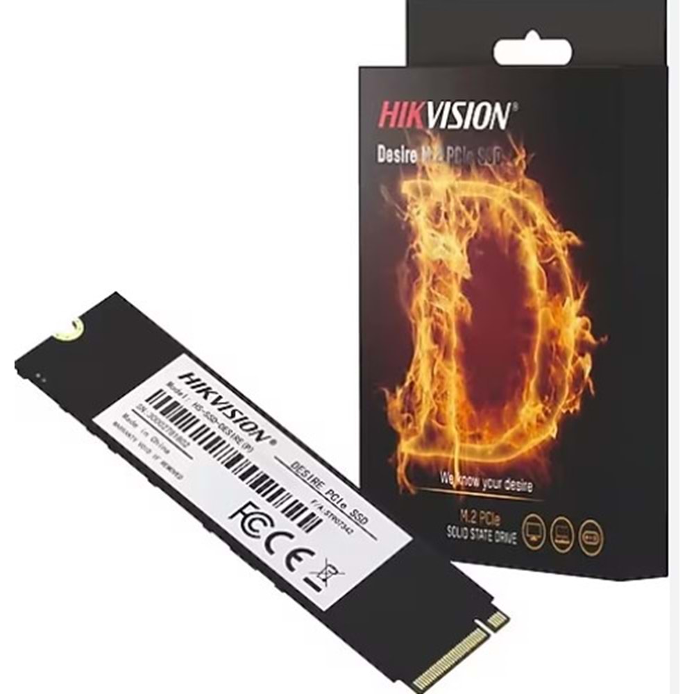 HIKVISION 512 GB HS-SSD- DESIRE P 2500-1025MB/S M2 PCIE NVME GEN 3