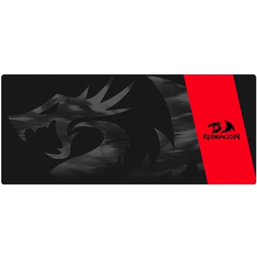 70 X 30 CM DİKİŞLİ MOUSEPAD RAKOON DRAGON SİYAH KIRMIZI