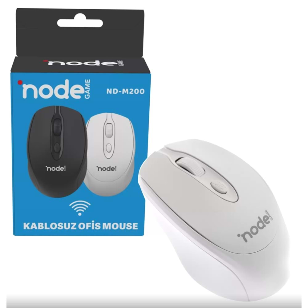ND-M200B Optik Kablosuz Wireless Mouse (Beyaz)
