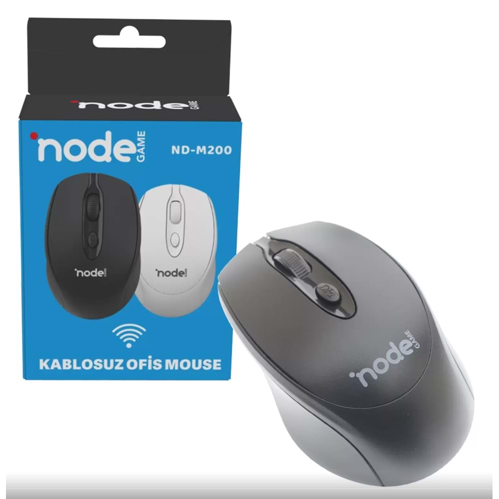 ND-M200S Optik Kablosuz Wireless Mouse (Siyah)
