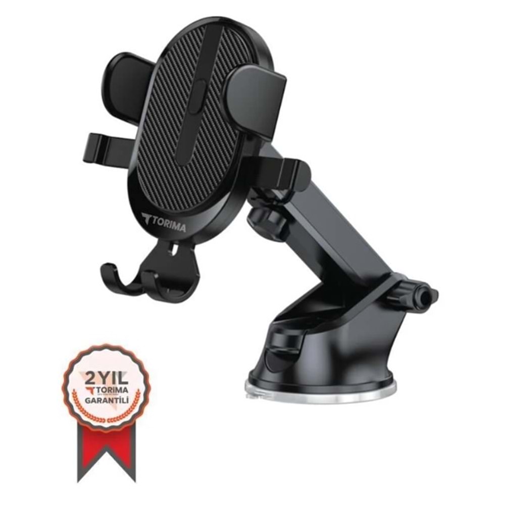 JX-023 Siyah 360° Dönen Araç Içi ve Masa Üstü Telefon Tutucusu