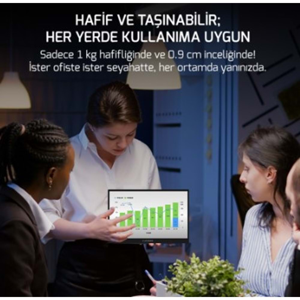 EZCOOL LITE E15 15,6’’ NON TOUCH 60HZ FHD PORTABLE Taşınabilir Monitör