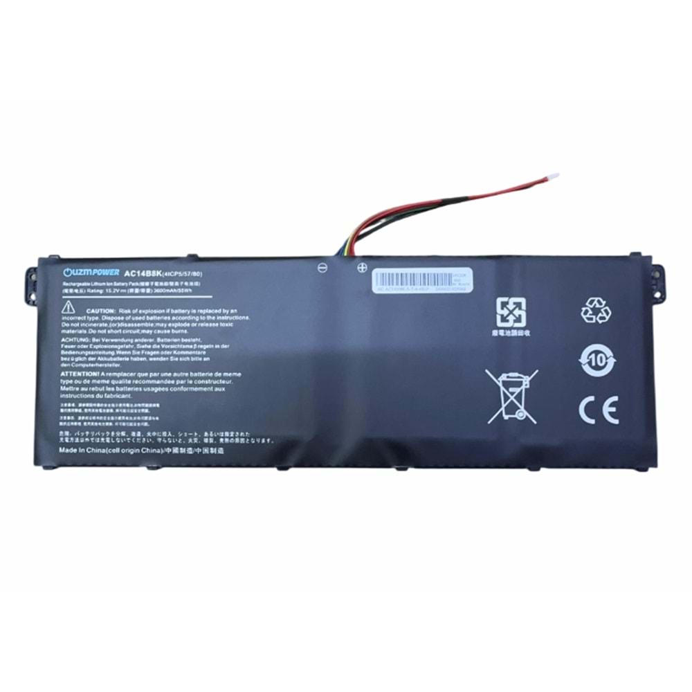 ACER AC14B8K AP19B5L ac14b3k sf314-51 sf314-51 15.2V NOTEBOOK BATARYA