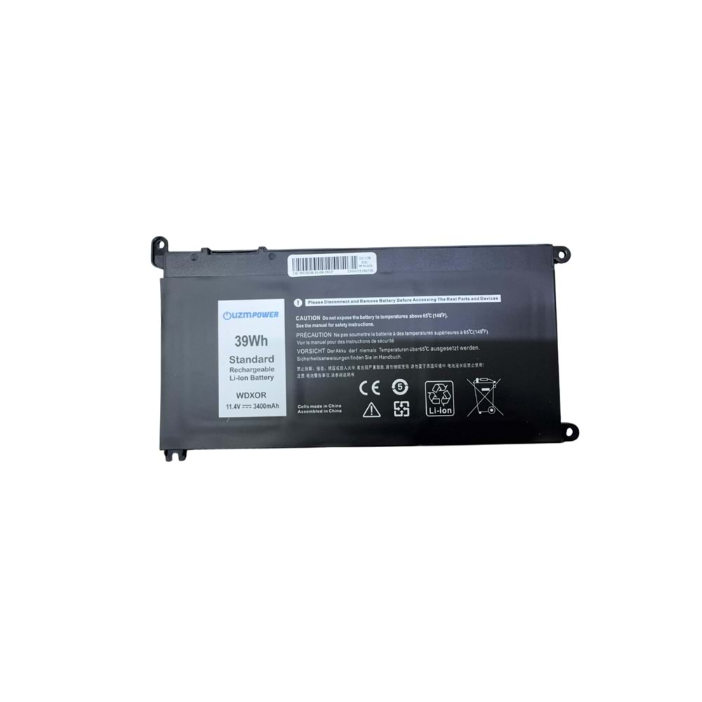 DELL P75G P66F P62F P88G P75F WDXOR WDX0R BATARYA