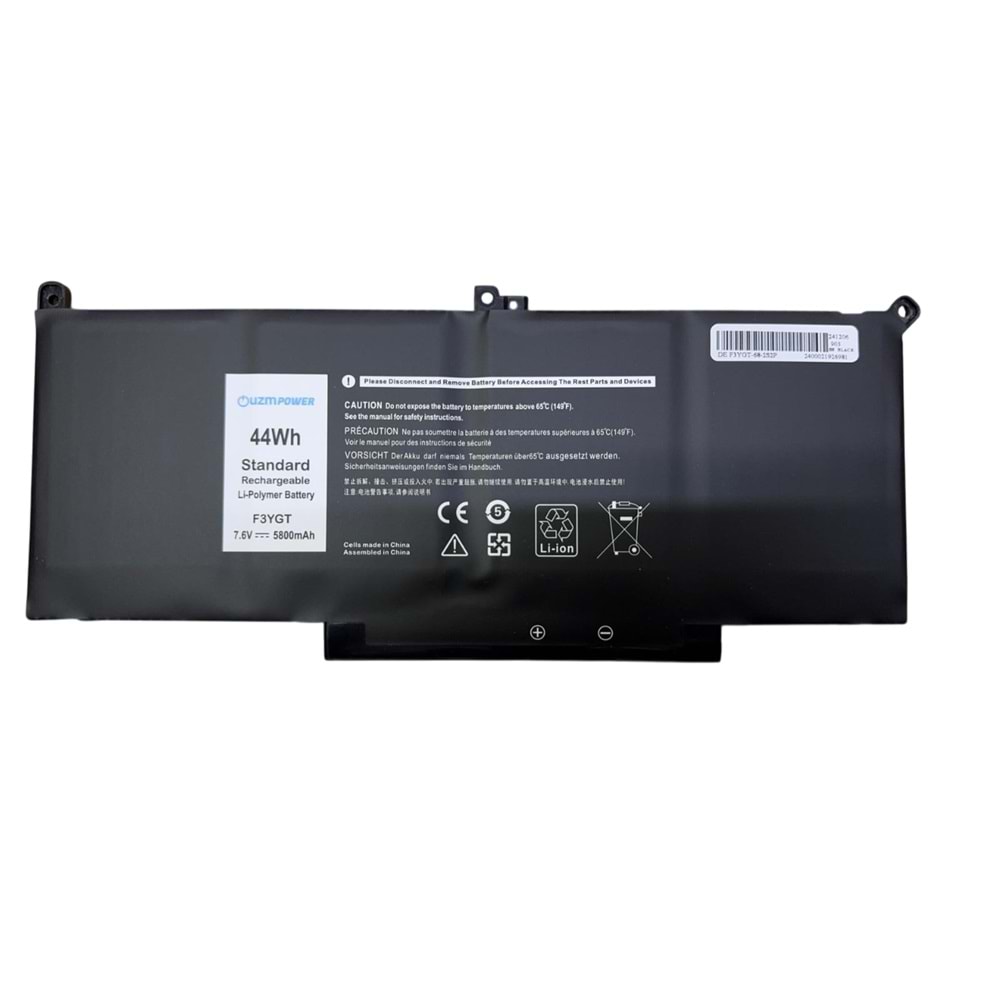 Dell Latitude 7280 7290 7380 7390 F3YGT DM3WC Batarya 4 cell