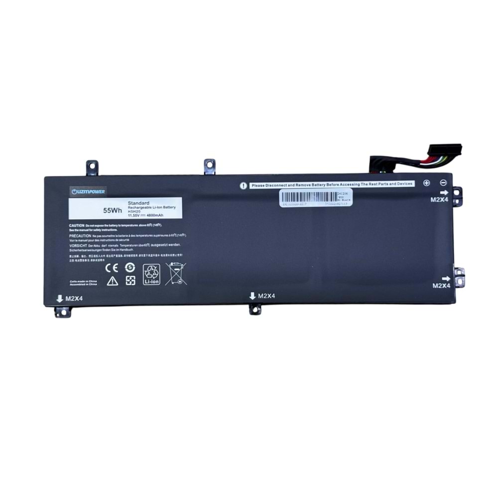 Dell Precision M5510, XPS 15-9550, 15-9570, 15-9560 H5H20 RRCGW batarya
