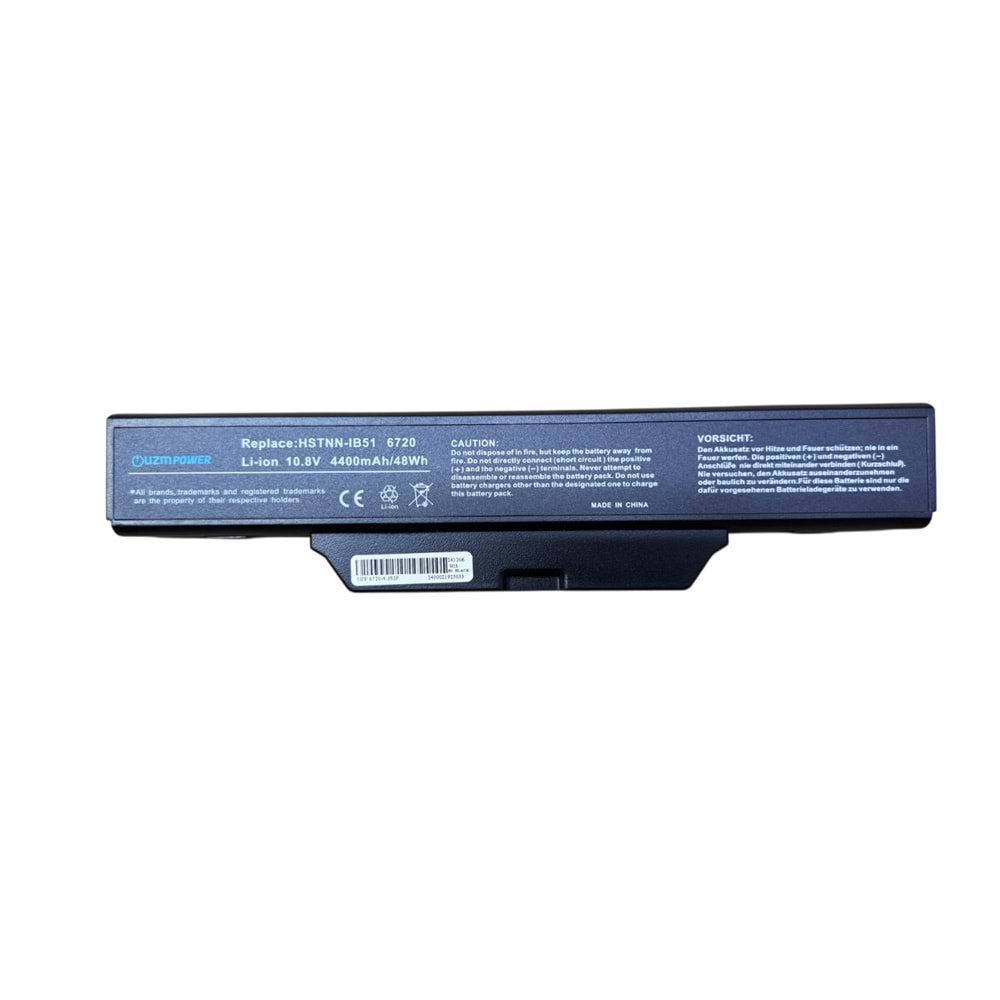 HP 550 6720s 6730s Hp 6735s 6820s 6830s compaq 610 Batarya
