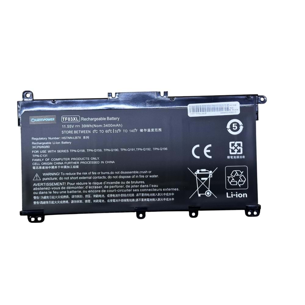 HP Pavilion 15-CC 15-CD 15-CK TF03XL BATARYA