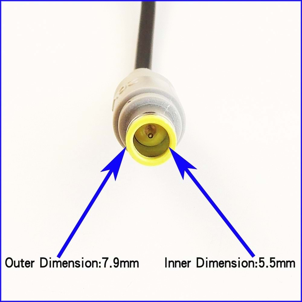 LENOVO Gri pinli thinkpad 7.9 MM X 5.5 MM DC KABLO