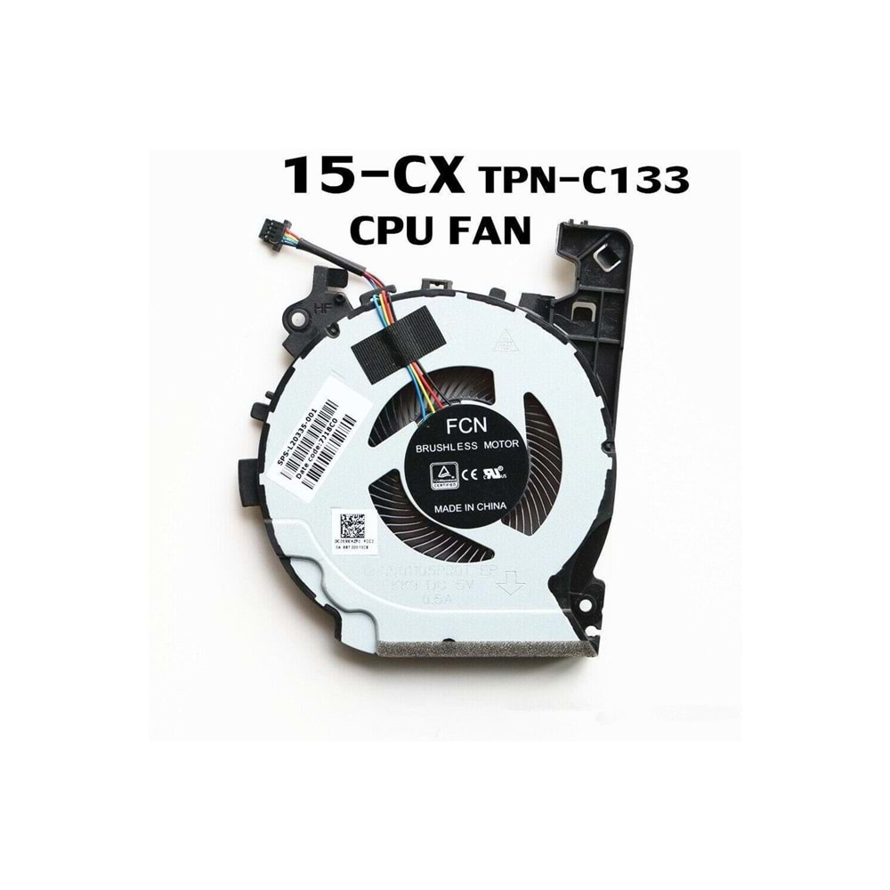 HP 15-CX L20334-001 TPN-C133 CPU FAN