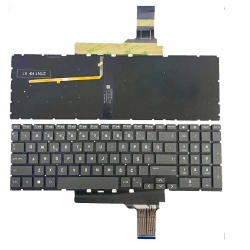 HP 16-D000 16-E000 IŞIKLI SİYAH KLAVYE