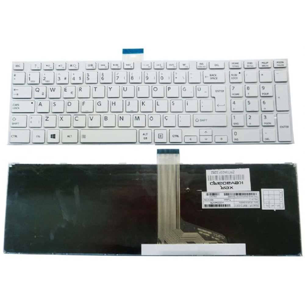 Toshiba C850 C855 L850 L850D L870 L870D KLAVYE TÜRKÇE BEYAZ ÇERÇEVELİ MP