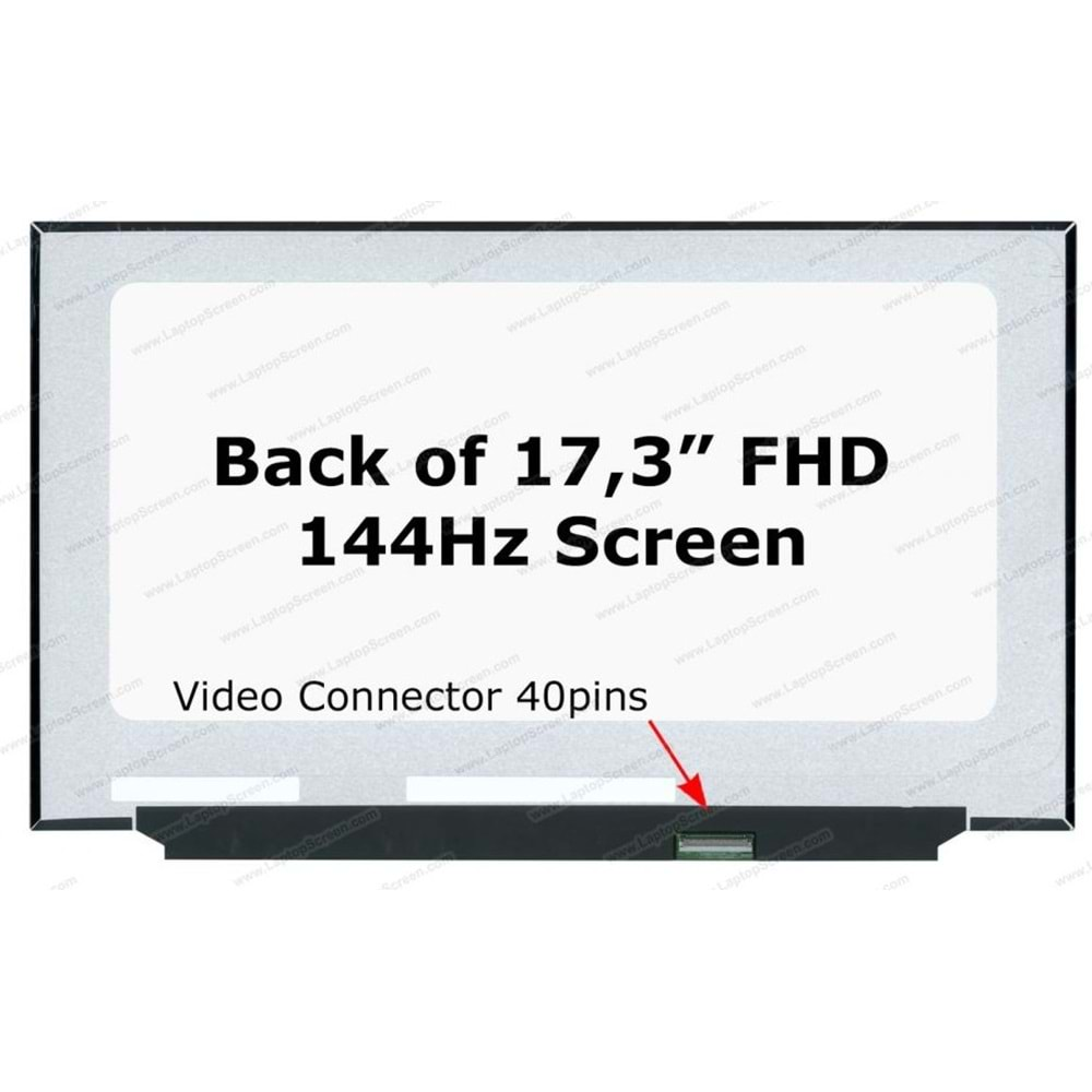 N173HCE-G33 17.3 VİDASIZ FULL HD İPS 144 HZ 40 PİN LP173WFG SP B1