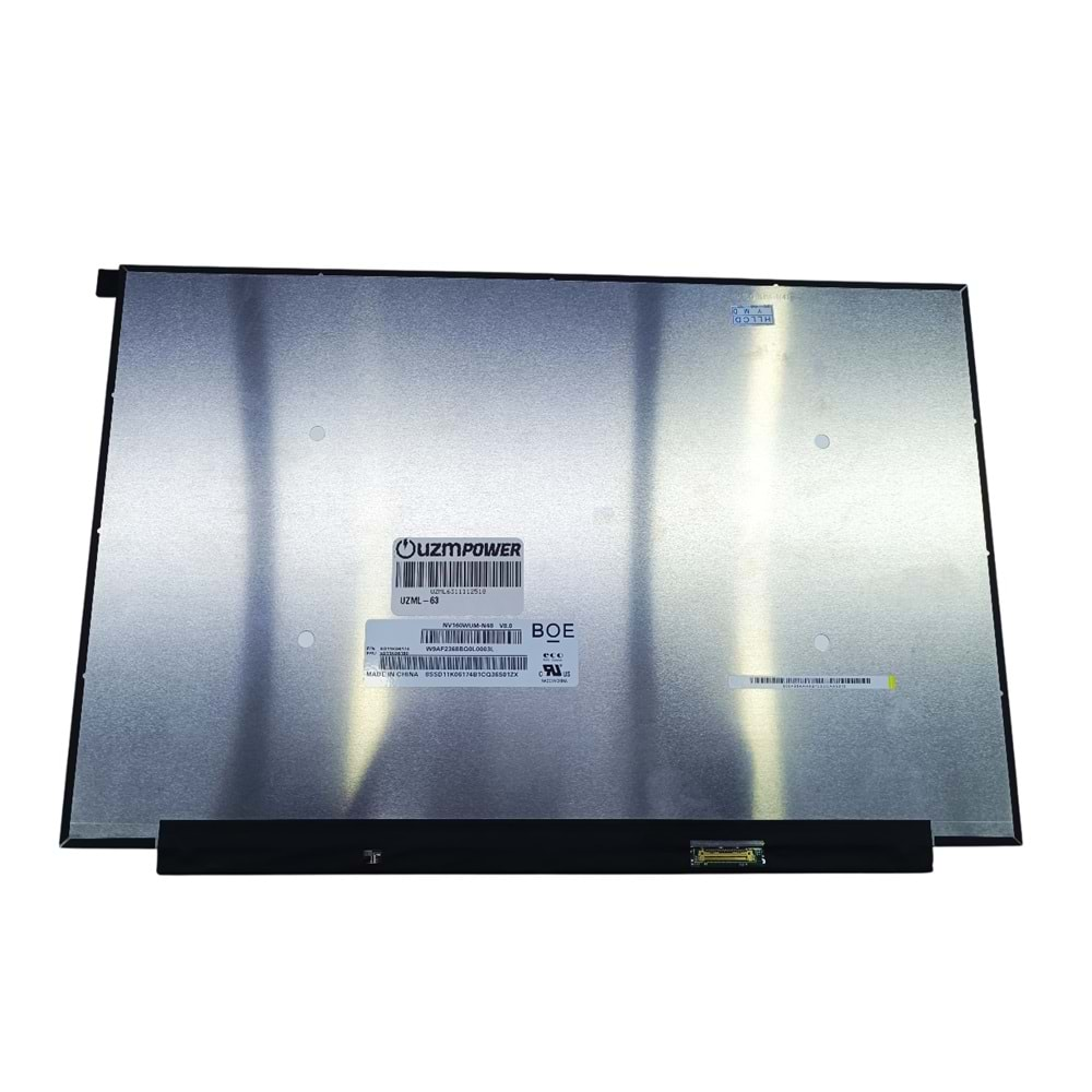 NV160WUM-N48 16’’ 30 Pin Vidasız Ekran LCD Panel 1920x1200