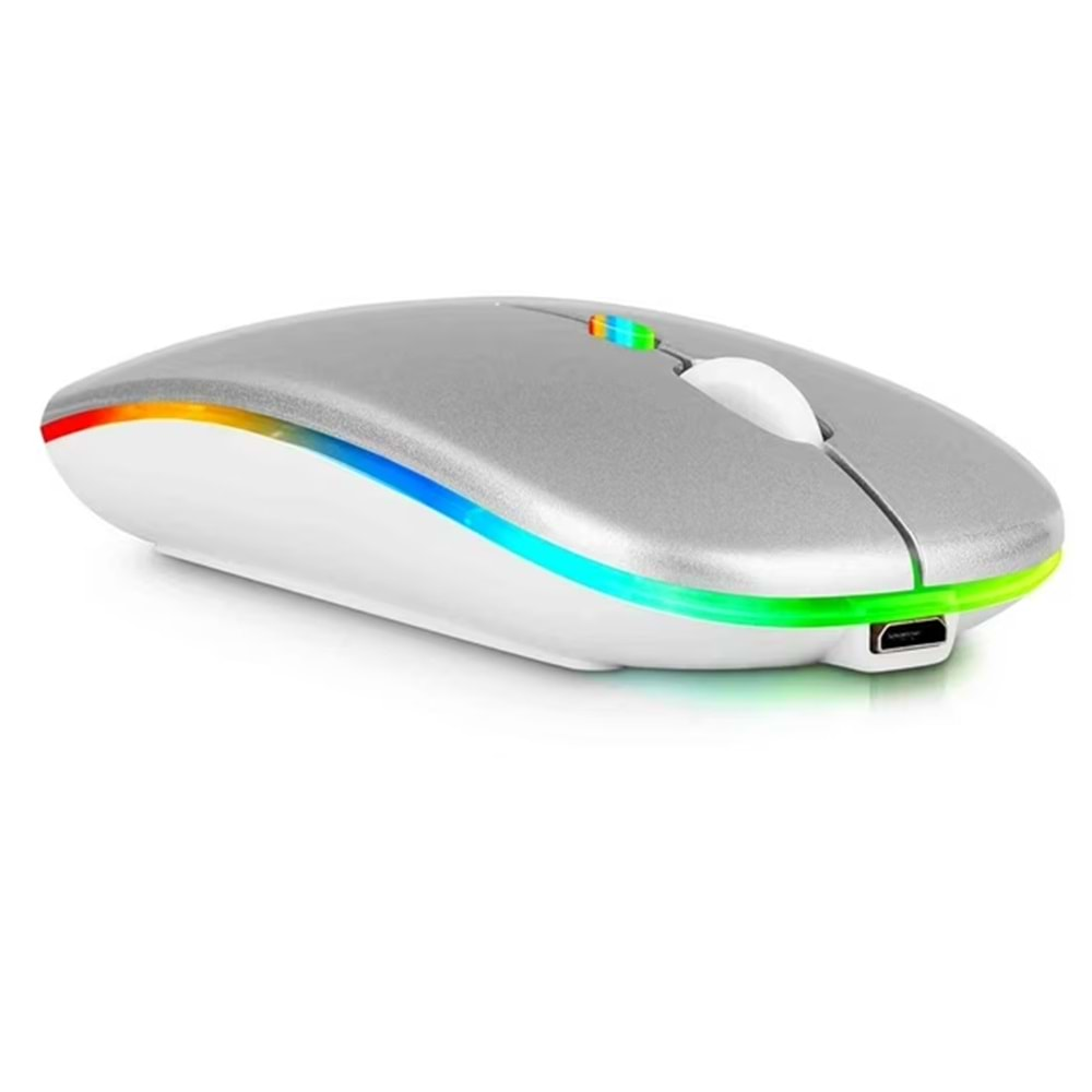 T-WOLF ŞARJLI X1 KABLOSUZ MOUSE GRİ