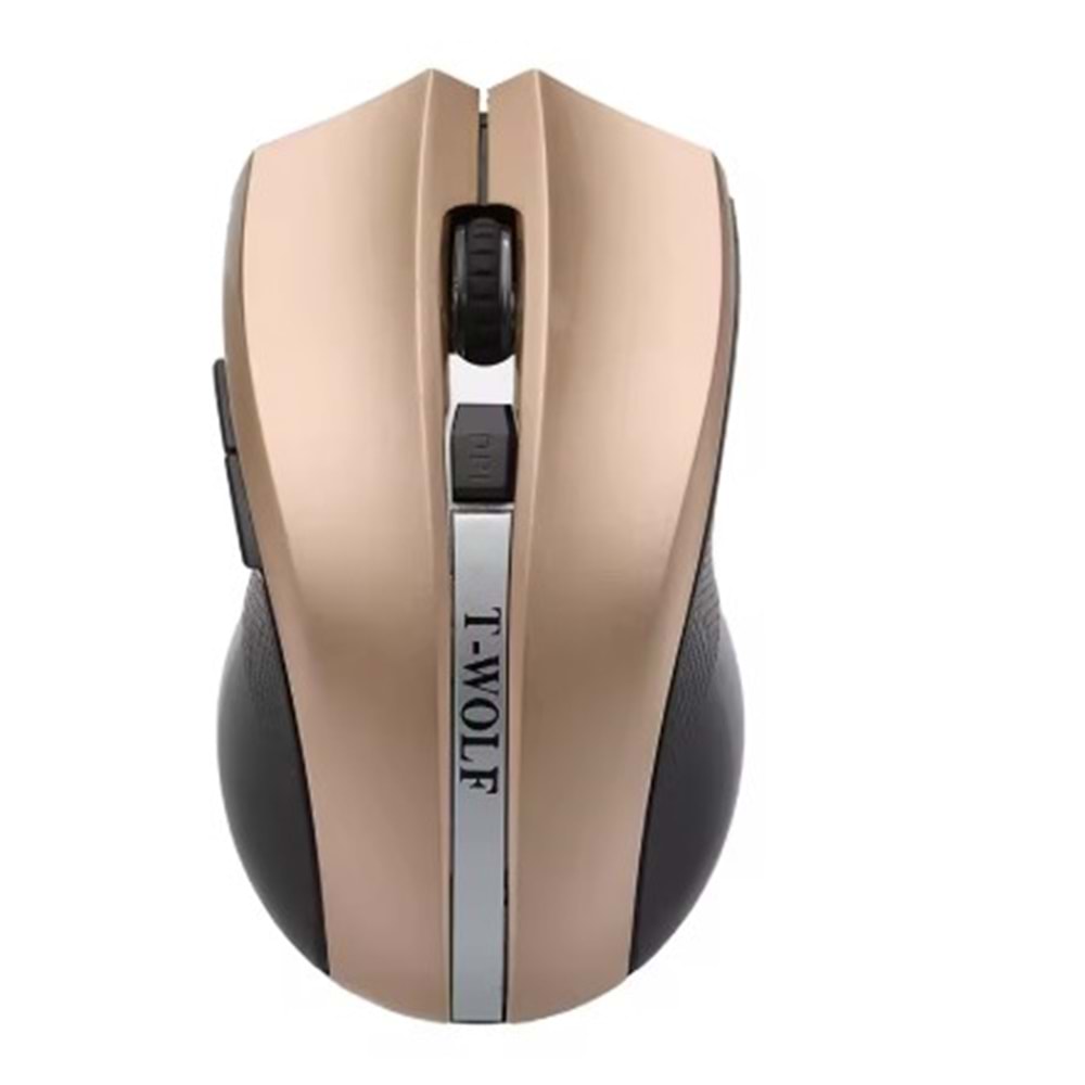 T-WOLF Q5 KABLOSUZ MOUSE KAHVERENGİ