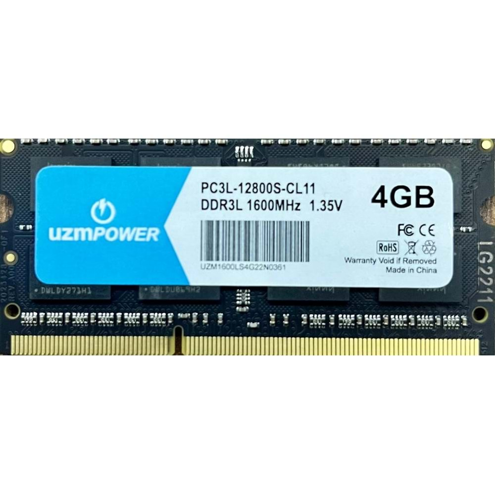 STORESKILL 4GB DDR3L SODIMM NOTEBOOK RAM BELLEK