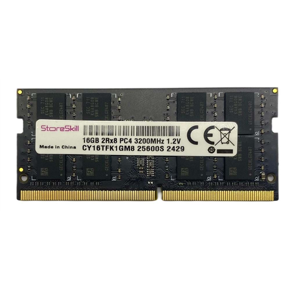 STORESKILL 16GB DDR4 3200MHZ SODIMM NOTEBOOK RAM BELLEK