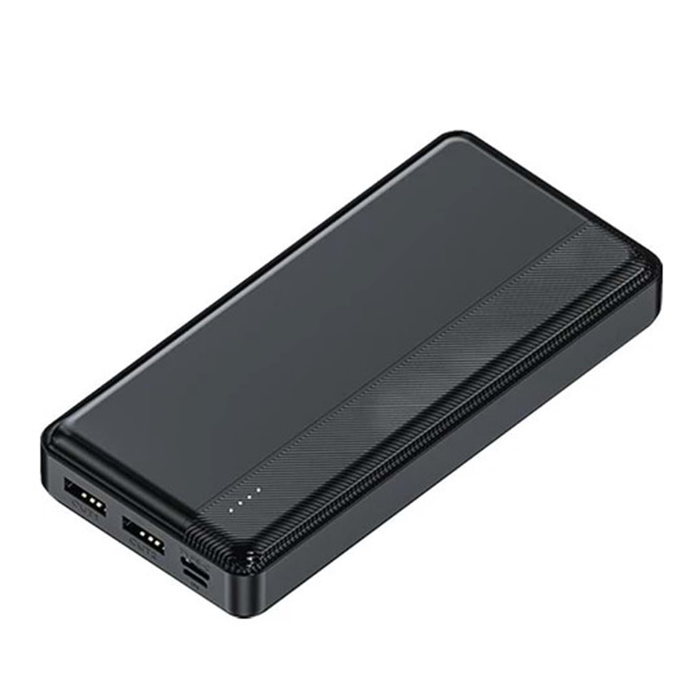 Dexim YB134 20.000 Mah LED Işıklı Powerbank Siyah - DCA0048 Taşınabilir Şarj Cihazı