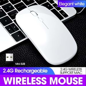 T-WOLF ŞARJLI X1 KABLOSUZ MOUSE BEYAZ