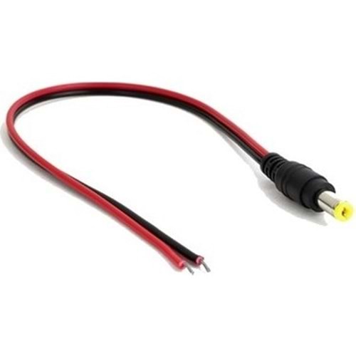 GÜVENLİK POWER JACK KABLOLU (1 ADET)