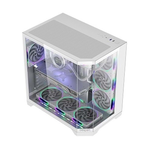 AMD RYZEN 5 5600 3.5 GHz 35MB AM4 / 32 GB DDR4 RAM /VGA RTX 3050 VERTO 6GB 96BIT / 1TB SSD/ 7X RGB FANLI KUMANDA KONTROLLÜ BÜYÜK BEYAZ AKVARYUM KASA