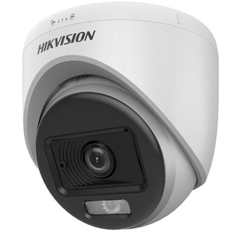 GÜVENLİK KAMERASI HIKVISION DS-2CE70DF0T-LPFS 2MP 2.8mm COLORVU HD-TVI DOME AHD KAMERA (SESLİ)