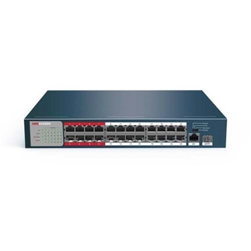 HUB 24 PORT HIKVISION HAIKON DS-3E0326P-E/M (POE) (250w) 1X GIGABIT UPLINK 1X SFP