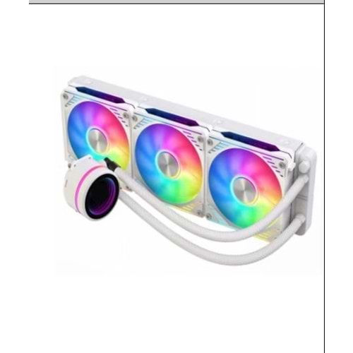 BEYAZ 360MM SIVI SOĞUTMA CPU FAN AMD İNTEL UYUMLU