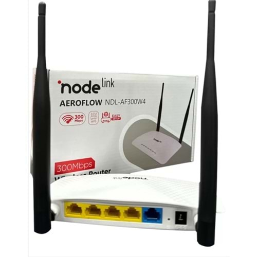 Node Link Aero Flow NDL-AF300W4 4 Port 300MBPS Kablosuz Router