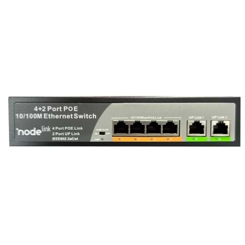 Node Link Power Beam NDL-PB100P4 4+2 10/100 POE Switch 55 watt