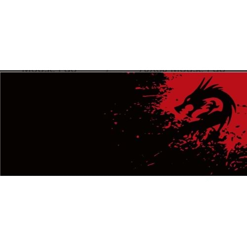 70 X 30 CM DİKİŞLİ MOUSEPAD RAKOON RED DRAGON