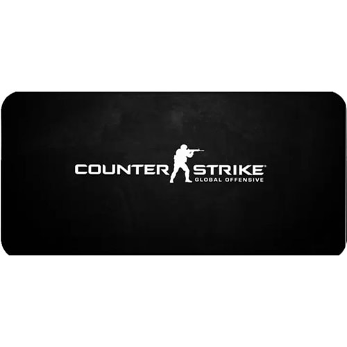 COUNTER STRİKE OYUNCU MOUSE PAD 70X30 CM KAYMAZ DİKİŞLİ