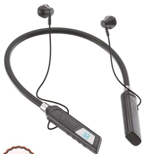 Siyah TB-04 Kablosuz Bluetooth Boyunluk Kulaklık