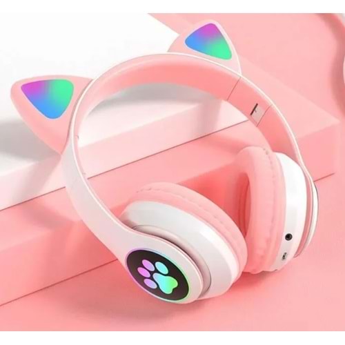 STN-28 pembe Kulak Üstü Kablosuz Bluetooth Kulaklık