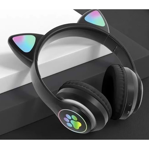 STN-28 Siyah Kulak Üstü Kablosuz Bluetooth Kulaklık