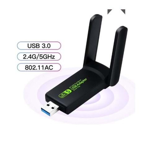 Dual Band USB Adapter 1300 MBPS YD-33 Wireless