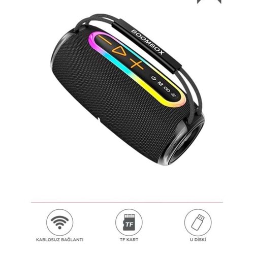 BOOMBOX680 Kamufilaj IPX6 Kablosuz 30W Bluetooth Hoparlör Speaker