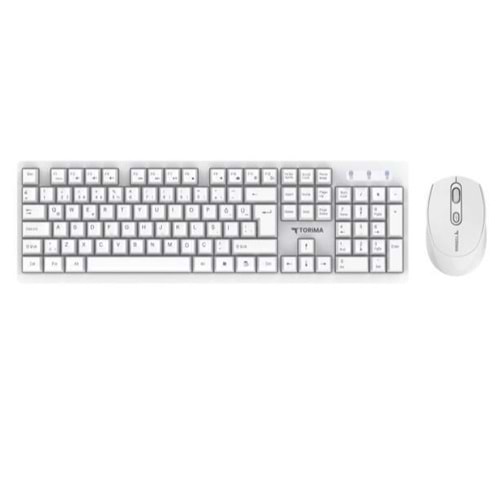 TMK-01 Beyaz Kablosuz Q Klavye Ve Mouse Seti
