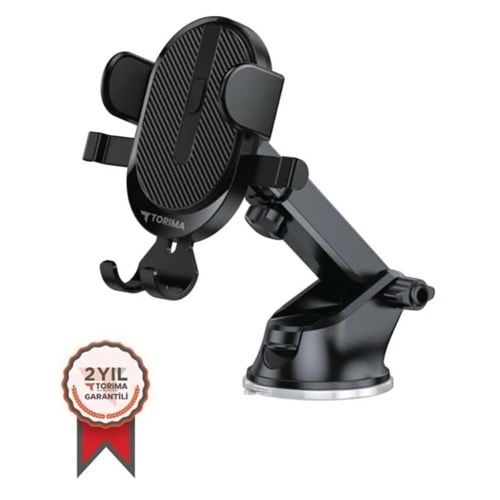 JX-023 Siyah 360° Dönen Araç Içi ve Masa Üstü Telefon Tutucusu