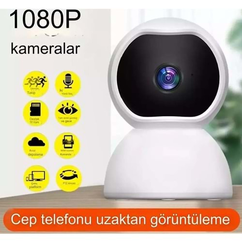 CMR-26 Hd Akıllı Ip Kamera 360° Derece Dönebilen Mobil Uzaktan Izleme Ip Kamera