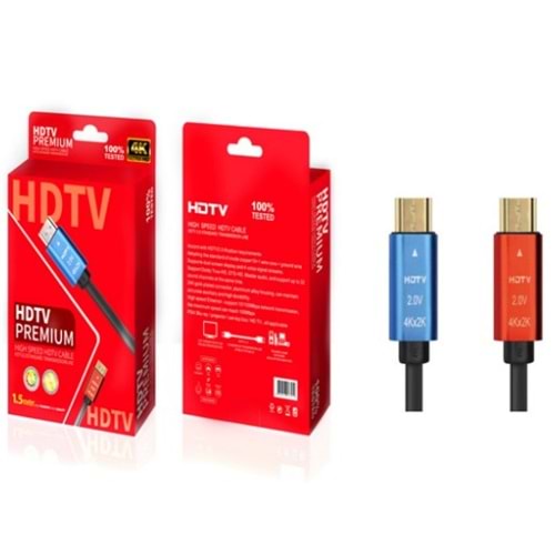 A Kalite Premium HDMI Kablo 4K 1.5 Metre