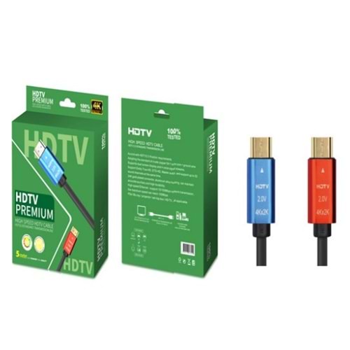 A Kalite Premium HDMI Kablo 4K 5 Metre