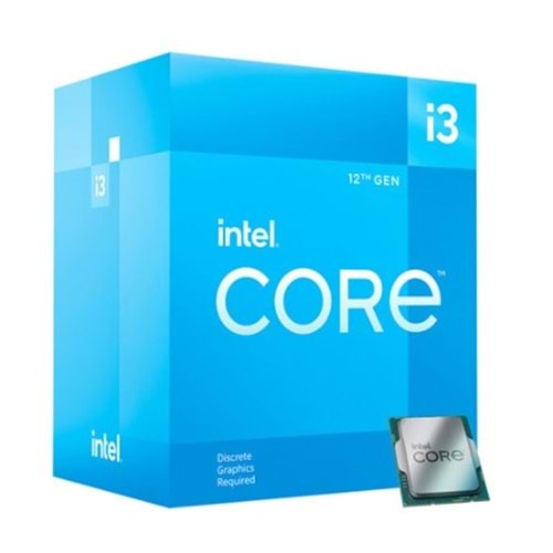 INTEL CORE İ3-12100F 3.30GHz 12MB 1700p 12. NESIL BOX