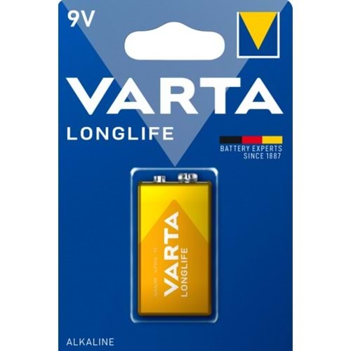 Varta 4122 Longlife Alkalin 9V Pil