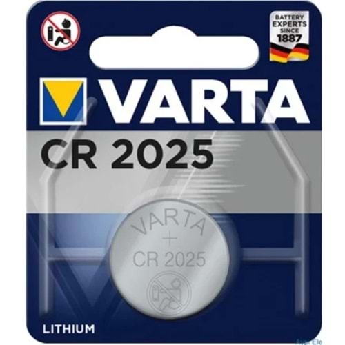 Varta Cr2025 Lİtyum Pİl Tekli Paket